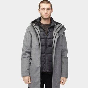 NWOT Men's UGG 3-in-1 grey Copeland System Hooded Parka heavy winter coat sz S